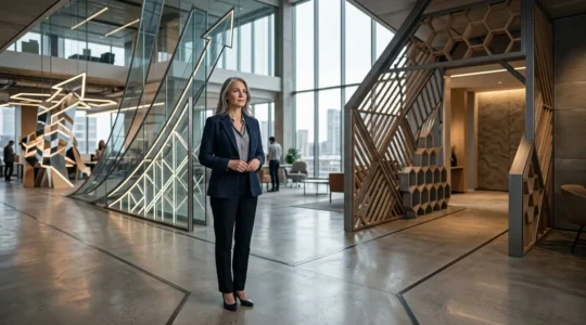 Dirigeant d'entreprise en équilibre entre opportunité et protection