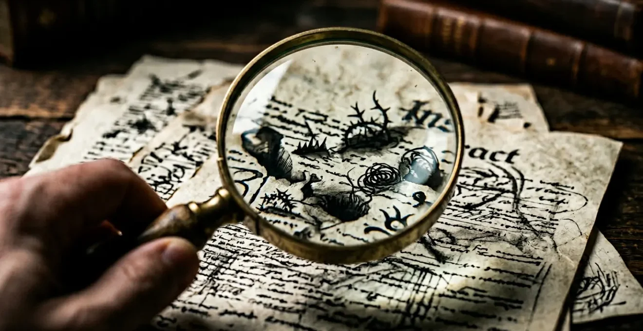 Vue macro d'un contrat d'assurance avec des zones floues révélant des pièges cachés