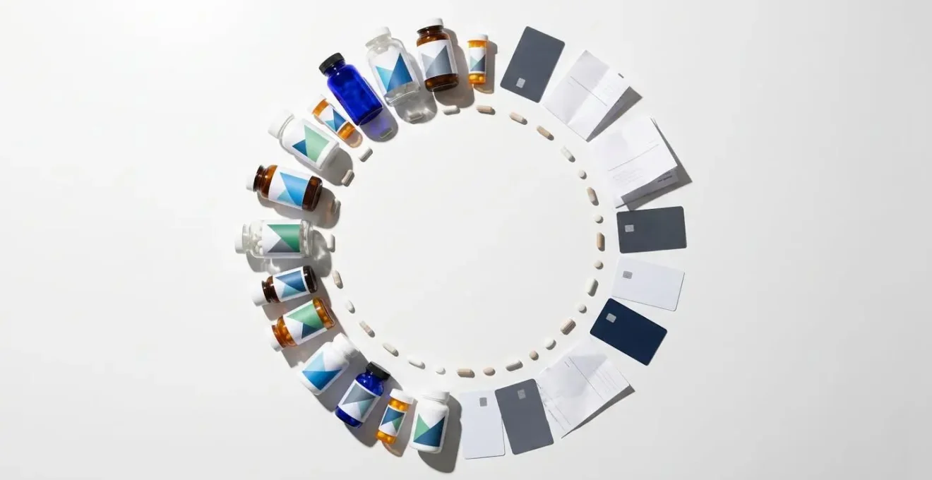Schéma visuel du parcours de remboursement entre pharmacie, sécurité sociale et mutuelle